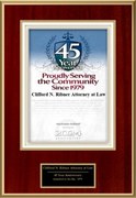 45 Year Award